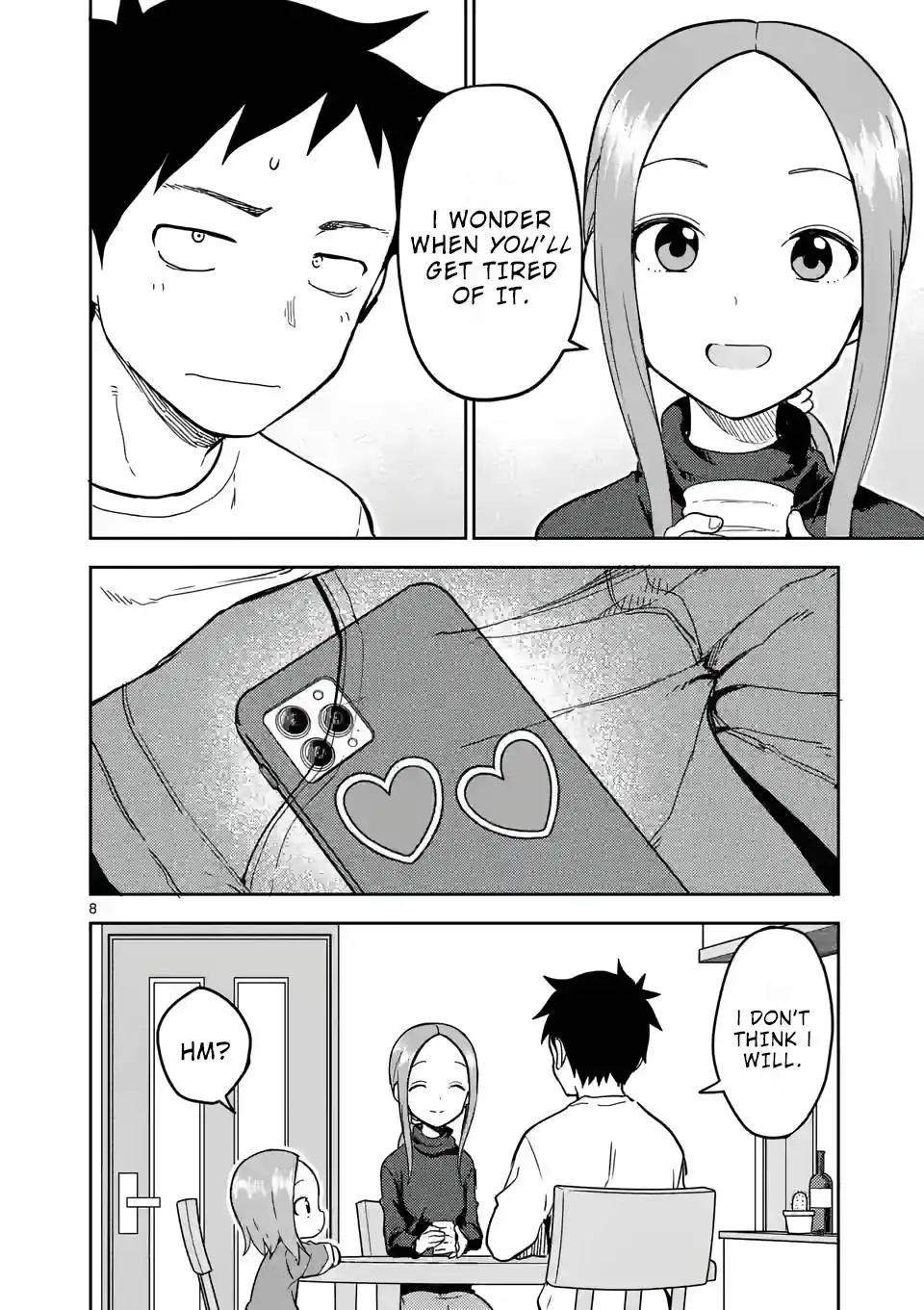 Karakai Jouzu no (Moto) Takagi-san Chapter 221 8